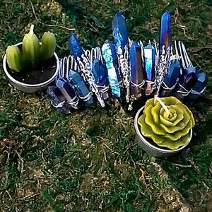 Mystic Cosmic Quartz Hair Piece